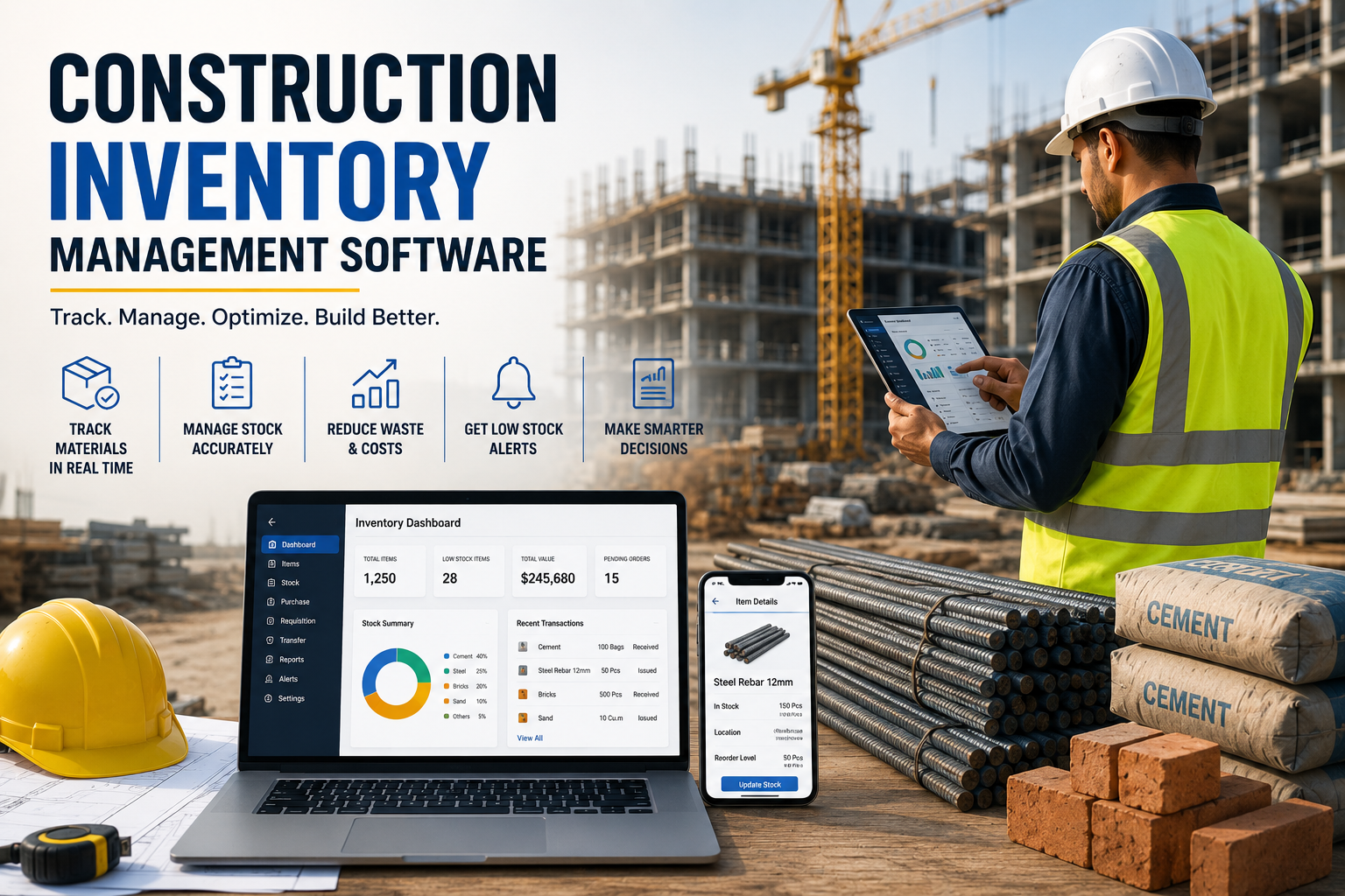 construction inventory management software