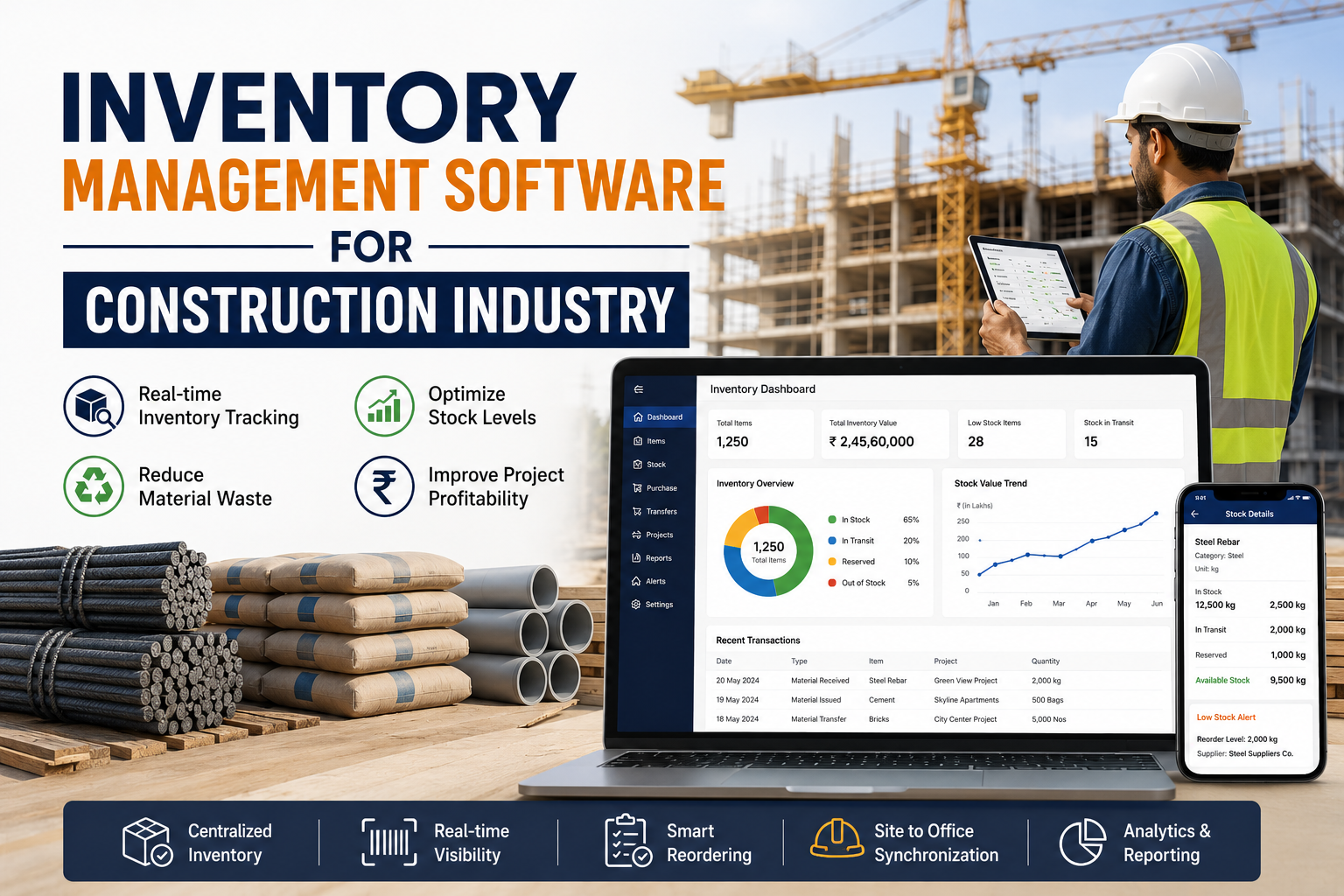 inventory management software for construction industry