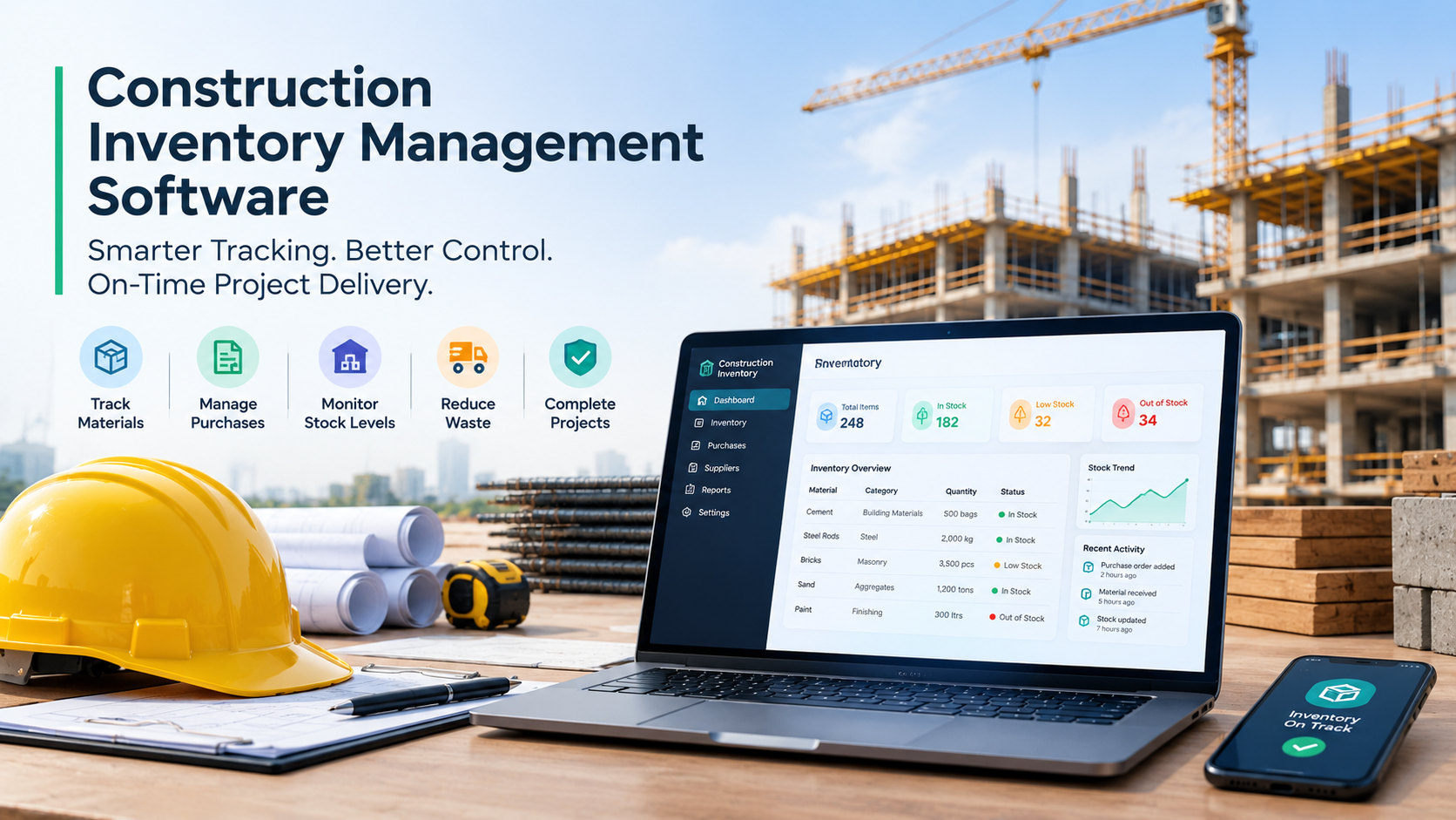 Construction Inventory Management Software