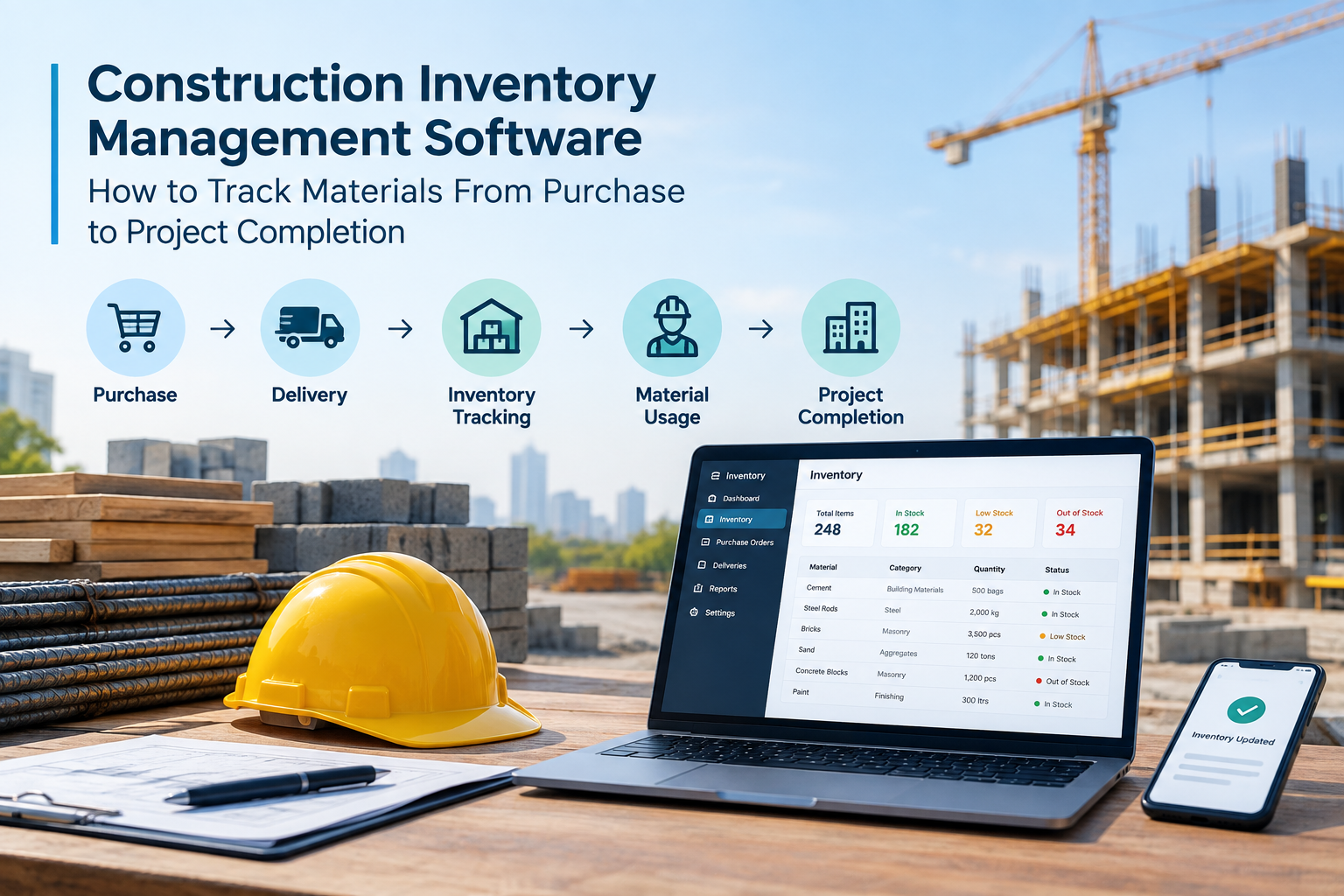 Construction Inventory Management Software